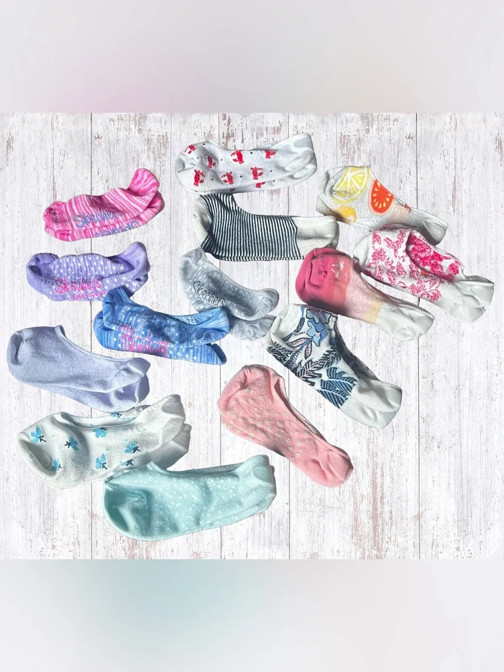 Loft Skechers Women's No Show Ankle Socks 14 Pairs